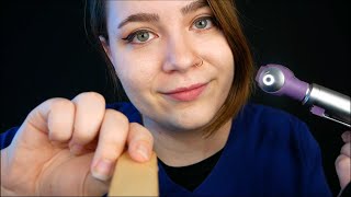 Hospital Night Nurse Full Body Exam Eye Exam Palpation Stethoscope 🩺 ASMR Soft Spoken Medical RP [upl. by Annayi177]