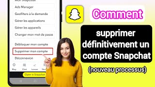 Comment supprimer définitivement un compte Snapchat mise à jour  Supprimez votre compte Snapchat [upl. by Sorci]