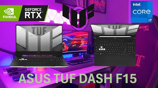 Review ASUS TUF DASH F15 2023 Core I7 12650H RTX 3060 RTX 3070 pruebas de rendimiento [upl. by Tali]