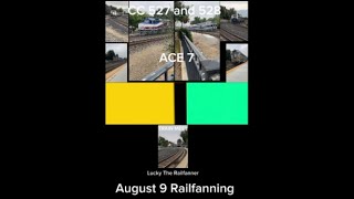 The August 9th Railfanning ft Doubleheaders on ACE 7 and a Train Meet [upl. by Saire]