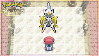 Pokémon Platinum  Catching ARCEUS The Legendary Azure Flute [upl. by Zetrom]