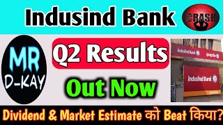 INDUSIND BANK Q2 results 2025  INDUSIND BANK Results Today  INDUSIND BANK Share News [upl. by Nhojleahcim]