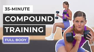 35Minute Full Body Dumbbell Workout Compound Exercises [upl. by Careaga335]