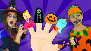 Halloween familiar con los dedo  Canciones infantiles para niños  AmeLeon en Español [upl. by Hamaso]