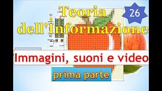 Teoria Informazione ITA 26 immagini video e suoni  prima parte [upl. by Hubey448]