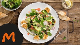 Spargelsalat mit Erdbeerdressing  Migusto Rezept [upl. by Donica]