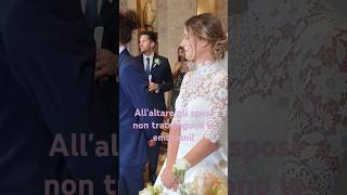 Giunti allaltare gli sposi scoppiano in un pianto di commozione matrimonio weddingdress bride [upl. by Niawtna]