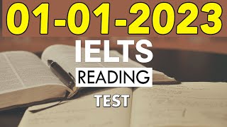 IELTS READING PRACTICE TEST 2023 WITH ANSWER  01012023 [upl. by Ahsoyem]