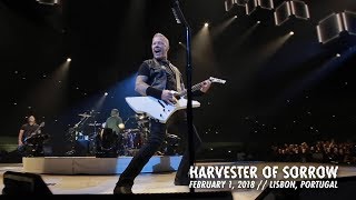 Metallica Harvester of Sorrow Lisbon Portugal  February 1 2018 [upl. by Aivekahs96]