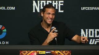 Brian Ortega on a Title Shot quotFans believe that I deserve another shotquot UFC 306 [upl. by Fellows]