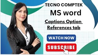 Captions topic in Microsoft word 2007ReferencesTab microsoftwordwindows trendingvideo [upl. by Adela130]