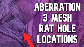 Ark 3 Mesh Aberration Rat Holes amp Base Locations for PvP  ARK Survival Evolved [upl. by Enoved]