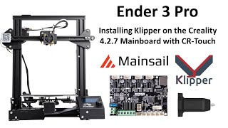 Ender 3 Pro 427 Board An Easy Way of Installing Calibrating and Printing with Mainsail Klipper [upl. by Anastassia]