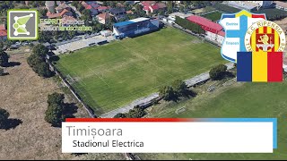 Stadionul Electrica  Ripensia Timișoara amp Electrica Timișoara  Google Earth 360° Rotation [upl. by Ydac]