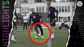 Nasty Nutmegs amp Great Finishes 🥜🥶  Best of FC Bayern Training in October [upl. by Eenot582]