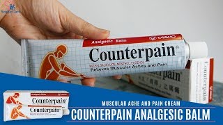 PROVEN AND TESTED Counterpain Analgesic Balm Cream for muscular aches and pain [upl. by Aisanahta443]