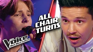 Jaw Dropping 4 CHAIR TURNS on The Voice [upl. by Nina]