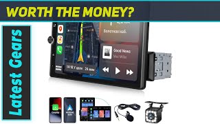 reviewCAMECHO 104quot Rotatable Touch Screen Car Stereo Ultimate Connectivity for Your Drive [upl. by Emanuel]