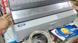 Unboxing Epson FX 2175 Dot Matrix Printer Hands On amp Review [upl. by Pomona]