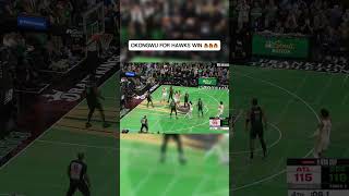 Onyeka Okongwu for the Hawks win vs Celtics 🔥🔥🔥 [upl. by Miranda578]