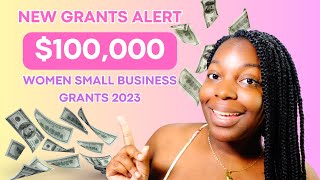 4 WOMEN OWNED SMALL BUSINESS GRANTS [upl. by Darrin]