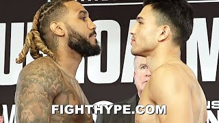 JARRETT HURD INTENSE STAREDOWN WITH AMANDO RESENDIZ FIRED UP WEIGHIN amp FINAL FACE OFF [upl. by Curhan]