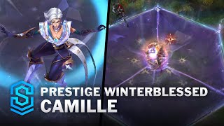 Prestige Winterblessed Camille Skin Spotlight  PreRelease  PBE Preview  League of Legends [upl. by Nesta]