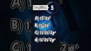 Electron Configuration  Beryllium [upl. by Ecnerol949]