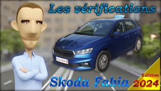 Skoda Fabia 2024 vérifications et sécurité routière [upl. by Hollinger]