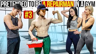 Elite Lifter Pretended to be a REPAIRMAN in a GYM  Prank 3 [upl. by Rillings]