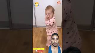 Dam dam ka dika dika cute baby dance shortvideo viralvideo ytshorts [upl. by Tullusus493]