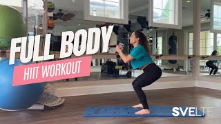 Full Body Standing HIIT Workout [upl. by Minni84]