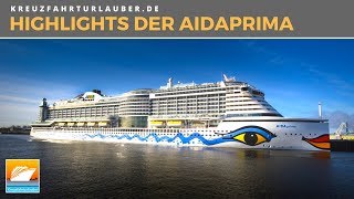 Die Highlights von AIDAprima im Rundgang AIDAperla [upl. by Ariec]