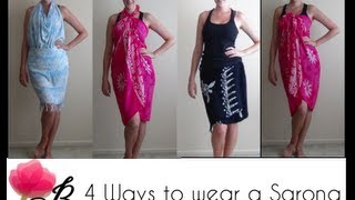 4 ways to wear a Sarong [upl. by Rianna739]