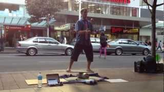 Awesome Street Juggler downtown Auckland [upl. by Leatri390]