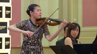 HINA KHUONGHUU  Menuhin Competition 2018 Junior semifinals [upl. by Lenoel171]