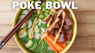 How to Make Poke Bowl  The Best Poke Bowl Recipe [upl. by Mora]