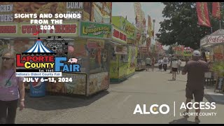 Sights and Sounds from the 2024 LaPorte County Fair July 6  13 2024 [upl. by Haldis]