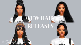 New Sims 4 CC Hair Releases   CC Links  Sims 4 Urban Hairs  Sims 4 CC Hair  The Sims 4 [upl. by Persson234]