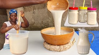 Cooking Technology How To Make Kunun Zaki Drink Recipe  Traditional amp Natural African Drink [upl. by Mandi]