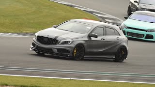 A45 AMG  Trax Silverstone 1020am session [upl. by Ahsilahs]