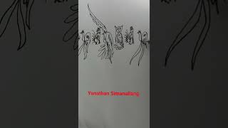 Yonathan Simanullang art tulisindah calligraphy [upl. by Bland]