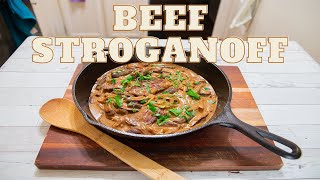 BEEF STROGANOFF  Mushroom Stroganoff [upl. by Issor]