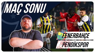 Fenerbahçe  Pendikspor  Maç Sonu Değerlendirmesi [upl. by Magree835]