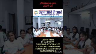 ITI Admission 202425 open Register today seats free courses available udaan admission jobs [upl. by Ruprecht]