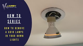 How to remove a GU10 lamp in a down light [upl. by Meuser]