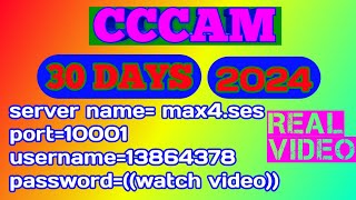 free cccam 2024 free cccam 88e cccam2024 free cccam [upl. by Ocinemod]