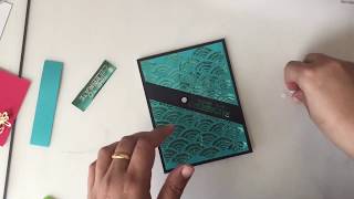 Foiling with stencils and Stamps [upl. by Eslek]