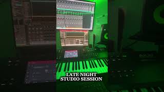 Late night studio session with Akai MPC Key 61 and MPC Software [upl. by Lucrece]