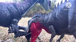 Dino fight club ep 7 therizinosaurus vs tarbosaurus [upl. by Ttehr]